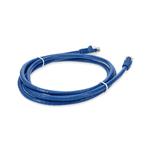 Picture of 1.5ft Blue CAT 6 PVC Ethernet Cable Snagless Bubble Boot RJ-45 M/M