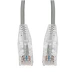 Picture of 1.5ft Gray CAT 6 Slim PVC Ethernet Cable Snagless Clear-Claw RJ-45 M/M