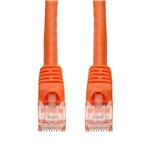 Picture of 100ft Orange CAT 6 PVC Ethernet Cable Snagless Bubble Boot RJ-45 M/M