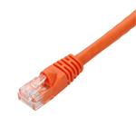 Picture of 100ft Orange CAT 6 PVC Ethernet Cable Snagless Bubble Boot RJ-45 M/M