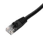Picture of 100ft RJ-45 (Male) to RJ-45 (Male) Cat6A Straight Black UTP Copper PVC Patch Cable