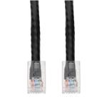 Picture of 100ft Black CAT 6A PVC Ethernet Cable Non-Booted RJ-45 M/M