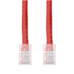 Picture of 100ft Red CAT 6A PVC Ethernet Cable Non-Booted RJ-45 M/M