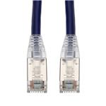 Picture of 100ft Purple CAT 6A Shielded PVC Ethernet Cable Snagless Easy Clear Boot RJ-45 M/M