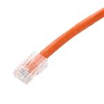 Picture of 100ft Orange CAT 6 PVC Ethernet Cable Non-Booted RJ-45 M/M