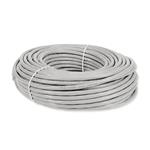 Picture of 100ft White CAT 6 Shielded PVC Ethernet Cable Snagless Easy Clear Boot RJ-45 M/M