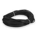 Picture of 100ft Black CAT 6 Slim PVC Ethernet Cable Snagless Clear-Claw RJ-45 M/M