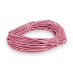 Picture of 100ft Pink CAT 6 Slim PVC Ethernet Cable Snagless Clear-Claw RJ-45 M/M