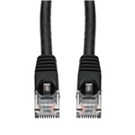 Picture of 5-Pack 10ft Black CAT 6 PVC Ethernet Cable Snagless Bubble Boot RJ-45 M/M