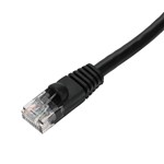 Picture of 5-Pack 10ft Black CAT 6 PVC Ethernet Cable Snagless Bubble Boot RJ-45 M/M
