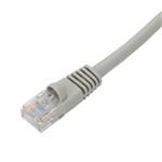 Picture of 5-Pack 10ft Gray CAT 6 PVC Ethernet Cable Snagless Bubble Boot RJ-45 M/M