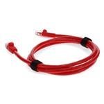 Picture of 10ft Red CAT 6 PVC Ethernet Cable Snagless Bubble Boot RJ-45 M/M