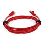 Picture of 10ft Red CAT 6 PVC Ethernet Cable Snagless Bubble Boot RJ-45 M/M