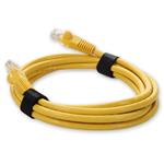 Picture of 10ft Yellow CAT 6 PVC Ethernet Cable Snagless Easy Clear Boot TAA RJ-45 M/M