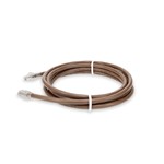 Picture of 10ft Brown CAT 6A PVC Ethernet Cable Snagless Bubble Boot RJ-45 M/M