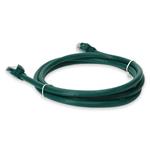 Picture of 10ft Green CAT 6A PVC Ethernet Cable Snagless Bubble Boot RJ-45 M/M