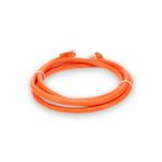 Picture of 10ft Orange CAT 6A PVC Ethernet Cable Snagless Bubble Boot RJ-45 M/M
