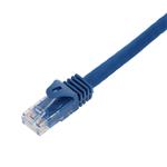 Picture of 10ft Blue CAT 6A PVC Ethernet Cable Snagless Easy Boot RJ-45 M/M