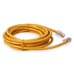 Picture of 10ft Yellow CAT 6 PVC Ethernet Cable Non-Booted RJ-45 M/M