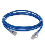 Picture of 10ft Blue CAT 6 Plenum-Rated Ethernet Cable Snagless Bubble Boot RJ-45 M/M