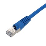 Picture of 5-Pack 10ft Blue CAT 7 Shielded (S/FTP) PVC Ethernet Cable Snagless Bubble Boot RJ-45 M/M