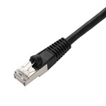Picture of 10-Pack 10ft Black CAT 7 Shielded (S/FTP) PVC Ethernet Cable Snagless Bubble Boot RJ-45 M/M