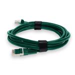 Picture of 10ft Green CAT 7 Shielded (S/FTP) PVC Ethernet Cable Snagless Bubble Boot RJ-45 M/M