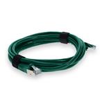 Picture of 10ft Green CAT 7 Shielded (S/FTP) PVC Ethernet Cable Snagless Bubble Boot RJ-45 M/M
