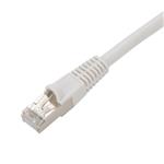 Picture of 10ft White CAT 7 Shielded (S/FTP) PVC Ethernet Cable Snagless Bubble Boot RJ-45 M/M