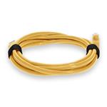 Picture of 10ft Yellow CAT 7 Shielded (S/FTP) PVC Ethernet Cable Snagless Bubble Boot RJ-45 M/M