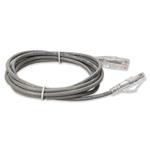 Picture of 10ft Gray CAT 6A Slim PVC Ethernet Cable Snagless Clear-Claw RJ-45 M/M