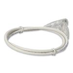 Picture of 10ft White CAT 6A Slim PVC Ethernet Cable Snagless Clear-Claw RJ-45 M/M