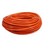 Picture of 110ft Orange CAT 6 PVC Ethernet Cable Snagless Bubble Boot RJ-45 M/M