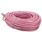 Picture of 125ft RJ-45 (Male) to RJ-45 (Male) Pink Cat6 Straight UTP PVC Copper Patch Cable