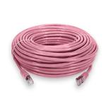 Picture of 125ft RJ-45 (Male) to RJ-45 (Male) Pink Cat6 Straight STP PVC Copper Patch Cable