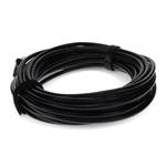 Picture of 12ft Black CAT 6 PVC Ethernet Cable Snagless Bubble Boot RJ-45 M/M