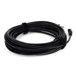 Picture of 12ft Black CAT 6 PVC Ethernet Cable Snagless Bubble Boot RJ-45 M/M