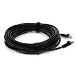 Picture of 12ft Black CAT 6 PVC Ethernet Cable Snagless Bubble Boot RJ-45 M/M