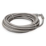 Picture of 12ft Gray CAT 6A PVC Ethernet Cable Snagless Bubble Boot RJ-45 M/M