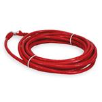 Picture of 12ft Red CAT 6A PVC Ethernet Cable Snagless Bubble Boot RJ-45 M/M
