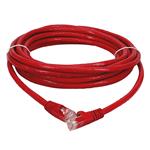 Picture of 12ft Red CAT 6A PVC Ethernet Cable Snagless Bubble Boot RJ-45 M/M