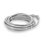 Picture of 12ft White CAT 6 PVC Ethernet Cable Snagless Easy Boot RJ-45 M/M