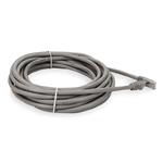Picture of 13ft Gray CAT 6 PVC Ethernet Cable Snagless Bubble Boot RJ-45 M/M