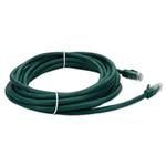 Picture of 13ft Green CAT 6A PVC Ethernet Cable Snagless Bubble Boot RJ-45 M/M