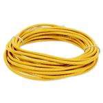 Picture of 13ft Yellow CAT 6 Slim PVC Ethernet Cable Snagless Clear-Claw RJ-45 M/M