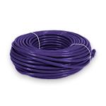 Picture of 140ft Purple CAT 6 Shielded PVC Ethernet Cable Snagless Easy Clear Boot RJ-45 M/M