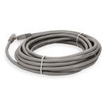 Picture of 14ft Gray CAT 6 PVC Ethernet Cable Snagless Bubble Boot RJ-45 M/M
