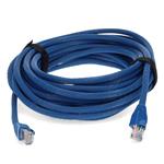 Picture of 14ft Blue CAT 6A PVC Ethernet Cable Snagless Bubble Boot RJ-45 M/M