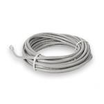 Picture of 14ft White CAT 6A Shielded PVC Ethernet Cable Snagless Easy Clear Boot RJ-45 M/M