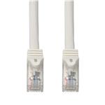 Picture of 14ft White CAT 6A PVC Ethernet Cable Snagless Easy Boot RJ-45 M/M